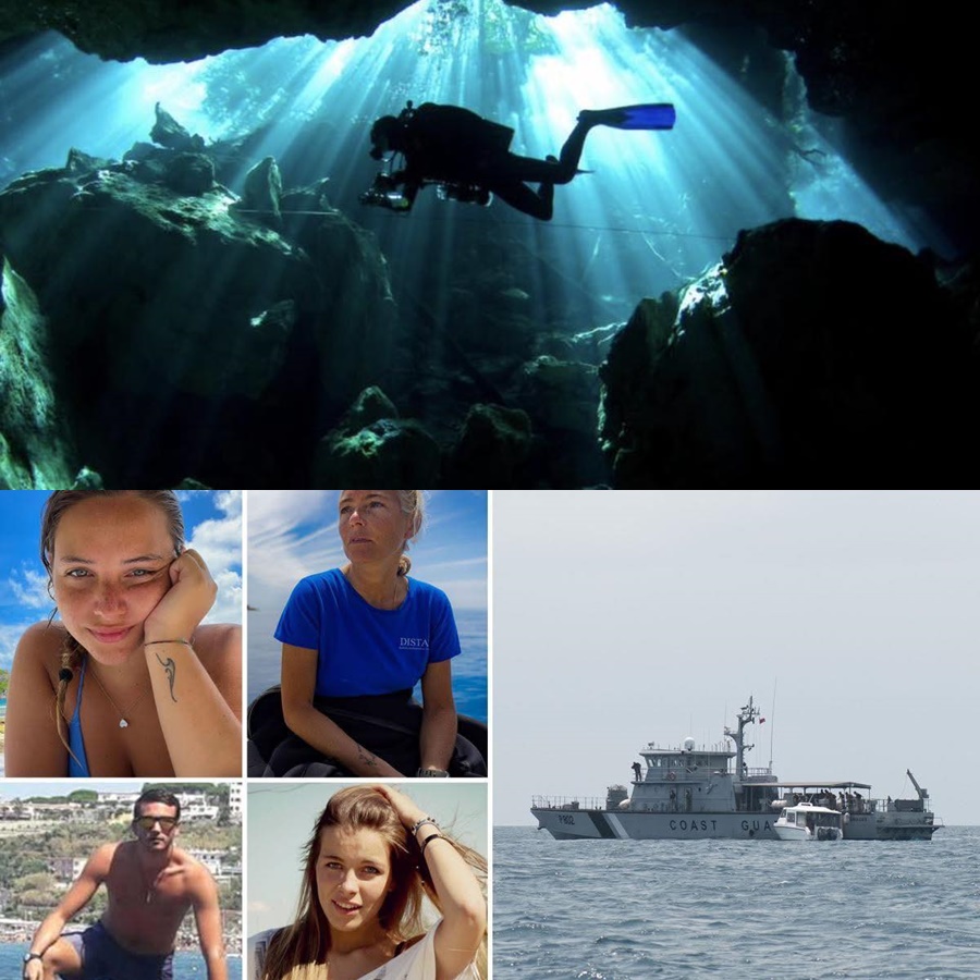 THE DEPTHS OF GRIEF: Rescue team reveals the first images from the scene where 5 tourists’ bodies were found inside an ocean cave in the Maldives; MOST SHOCKING is the sight of the female Professor and her daughter embracing. Never before has the Maldives witnessed such a heartbreaking DIVING TRAGEDY