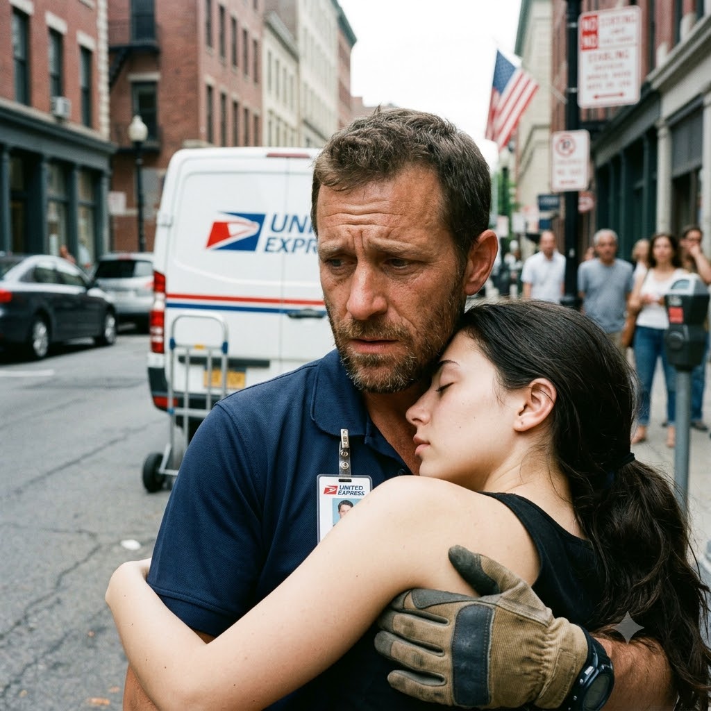A delivery driver abandoned his route to help a girl who collapsed on the road, completely unaware that it would lead to an outcome that changed his life forever.