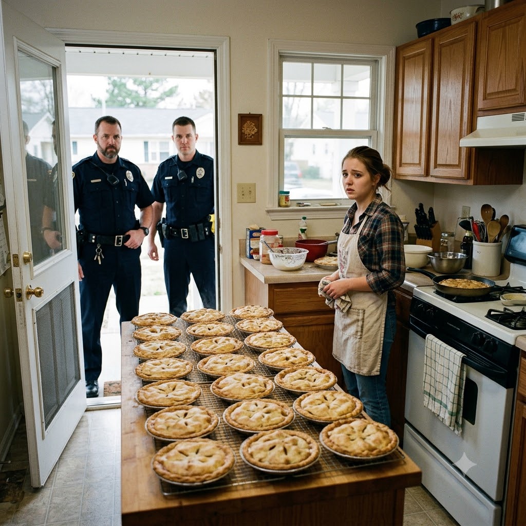 My 14-Year-Old Daughter Baked 40 Apple Pies for a Nursing Home—The Following Morning, Two Police Officers Arrived at Our Door With an Unexpected Question