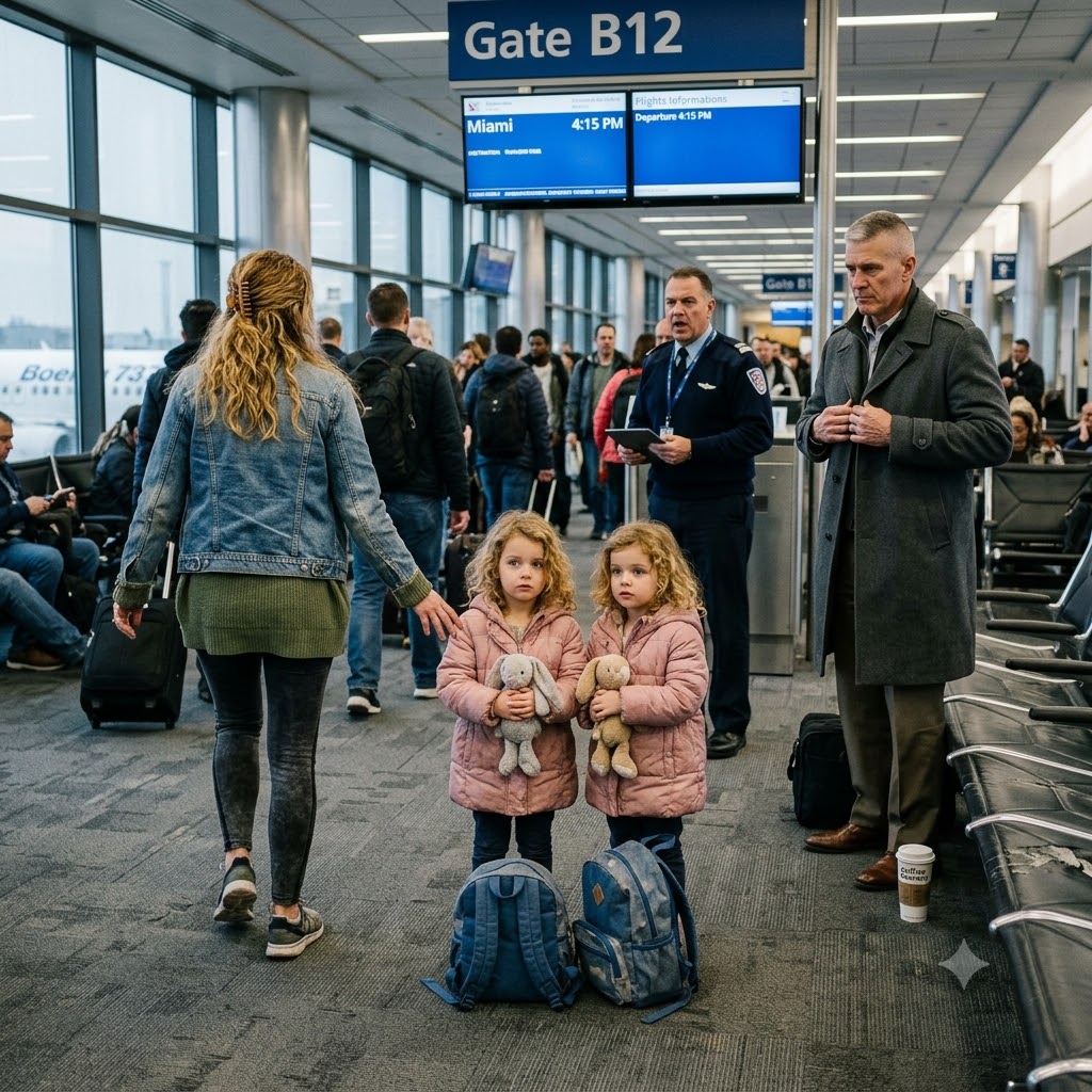 I WATCHED A WOMAN walk away from two five-year-old twins at O’Hare without one glance back. No hug. No goodbye. She didn’t see the Army Colonel who had already made a decision.