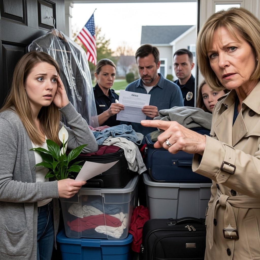 My arrogant mother-in-law actually dialed 911 and demanded the police force me out of my own doorway so she could move her luggage into “her son’s” house.