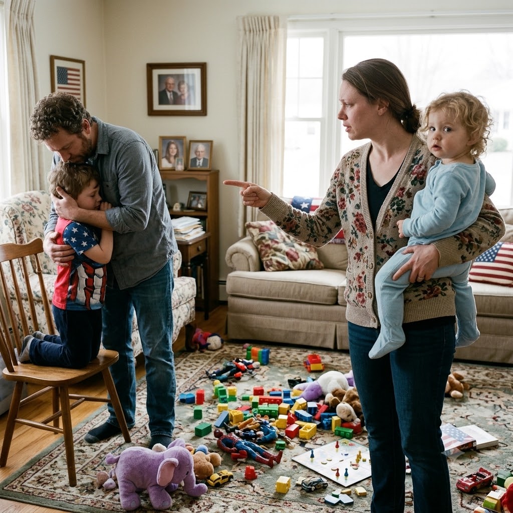 My Wife Blamed My 9-Year-Old Son After Our Baby Daughter Had an Emergency and Insisted He Should Stay Somewhere Else. I Nearly Believed Her Until a Hospital Nurse Asked One Simple Question. My Wife Hesitated, and the Fear in My Son’s Eyes Made Me Realize There Was More to the Story.